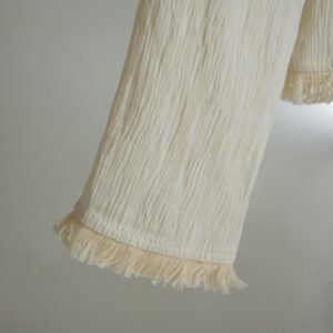 Ivory Fringe Top
