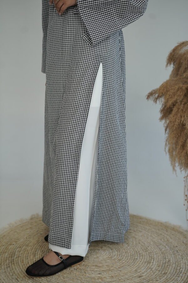 Black & White Checkered Two-Piece Set